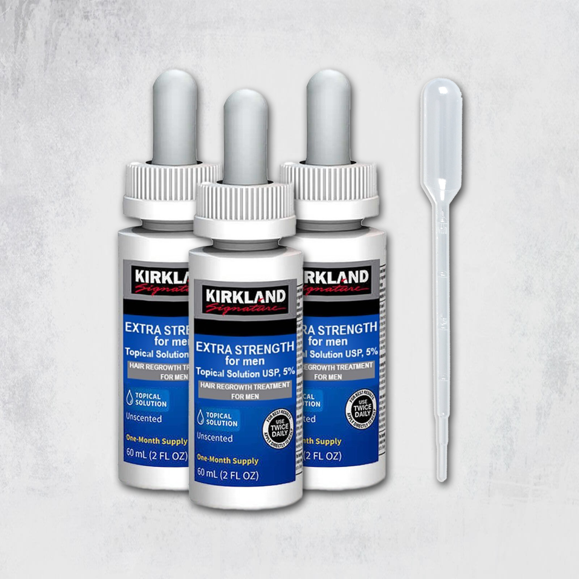 Minoxidil 5% Kirkland | 3 Frascos - Minoxidil Portugal